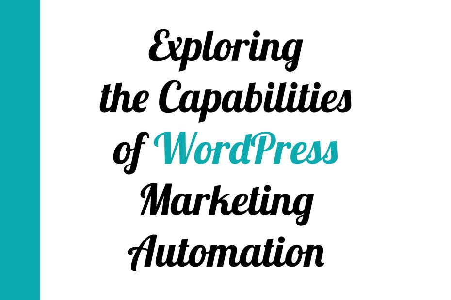 WordPress marketing automation