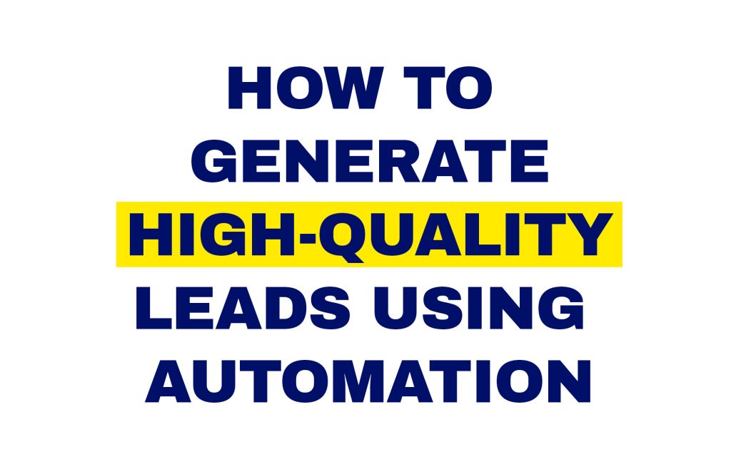 generate leads marketing automation