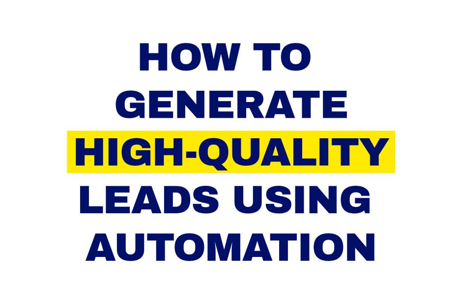generate leads marketing automation
